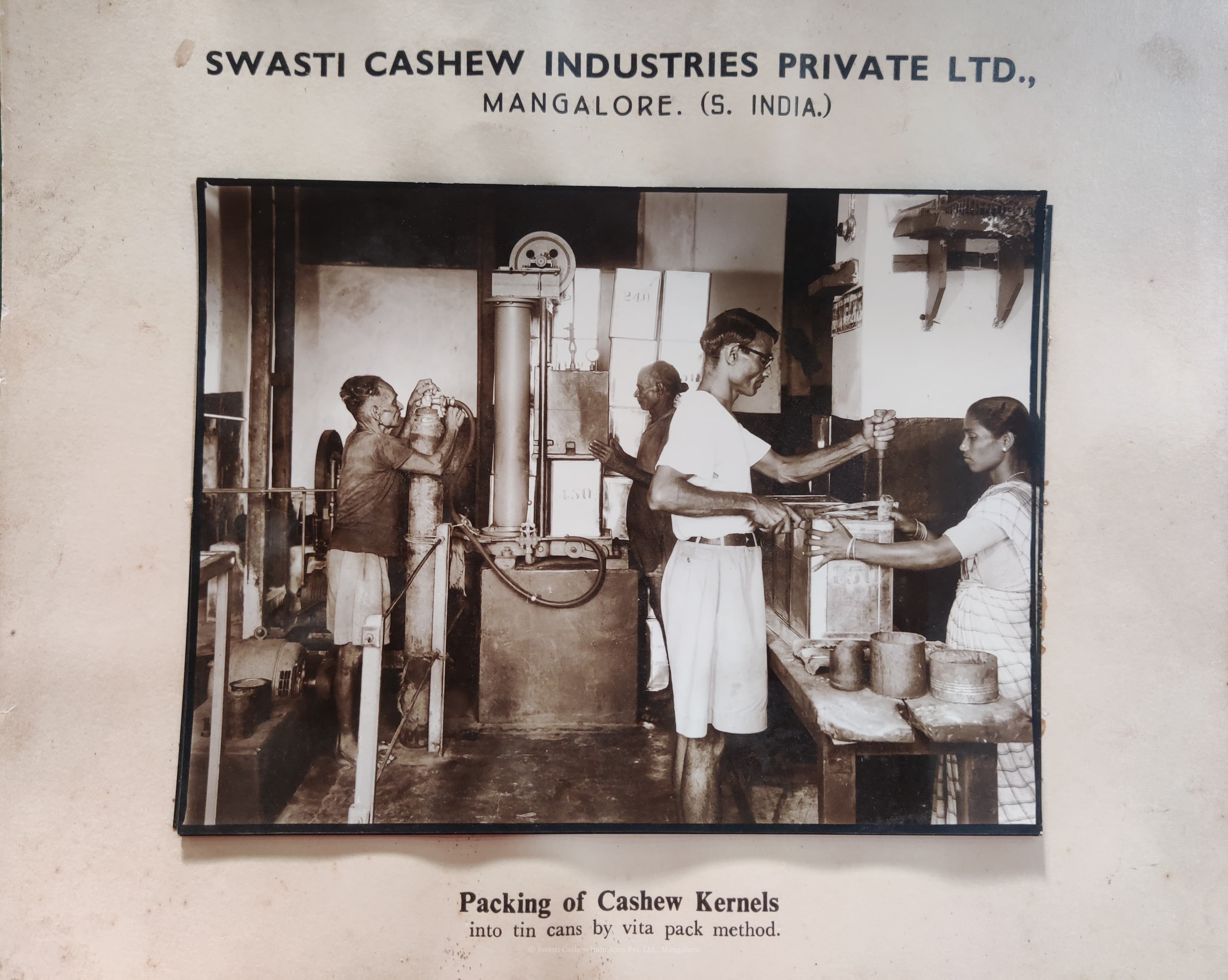 Packing process Swasti Cashew